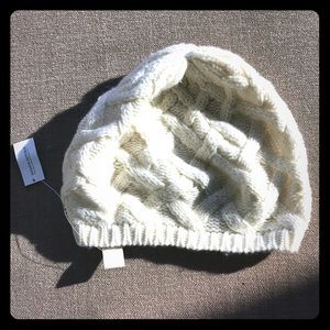 NWT Banana Republic knit cashmere wool beret